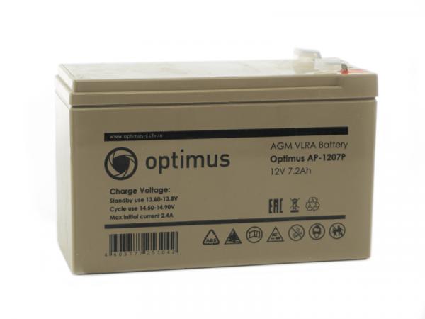 Аккумуляторная батарея Optimus AP-1207P - картинка 1